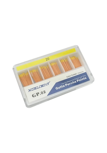 1 Kutu Diş Gutta Perka Noktası Diş Emici Gutta Percha Diş Kliniği Malzemesi 02 Konik Endodonti 4