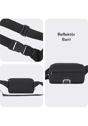 Mack Mce-1226 Explor Crossbody Seyahat Çantası Siyah