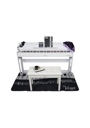 Vivace Piano Vx-d1920wh Beyaz Mat Dijital Piyano Full Setli
