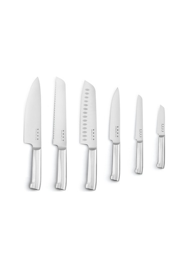 Smeg Kbsf02pb Pastel Mavi Standlı Bıçak Set Mavi