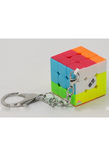 Qiyi 3x3 Anahtarlık Zeka Küpü Akıl Küpü Rübik Küp