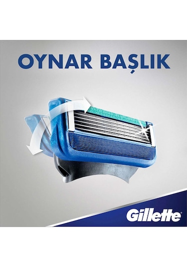 Gillette Fusion5 Start Yedek Tıraş Bıçağı 4'lü