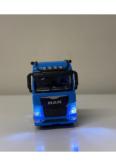 Oyuncak Tır Taşıyıcı Kupa Model Diecast 12cm Maket Koleksiyon Mavi