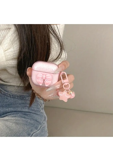 Airpods Pro 3. Nesil 2025 Uyumlu Tasarımlı Preminum Kılıf 1.kalite Son Çıkan Pembe