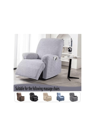 Suofeng Esnek Tabanlı Kaymazsız Koltuk Örtüsü - Hızlı Kurulum, Makine Yıkama Uygun, Ev Mobilyanızı Yenileyin Siyah