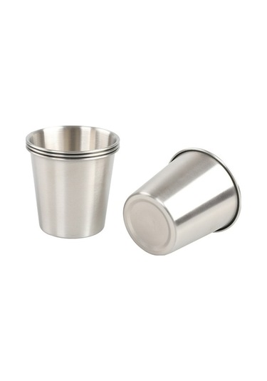 Dancemonkey Aotu 2 Adet 304 Paslanmaz Çelik Kamp Bardağı, Bpa İçermeyen Kahve Kupa, Piknik İçin Kullanışlı Altın