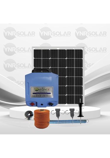 Ynr Solar Elektrikli Çit Cihazı 25000 Volt Aç Kapa Model Tam Set