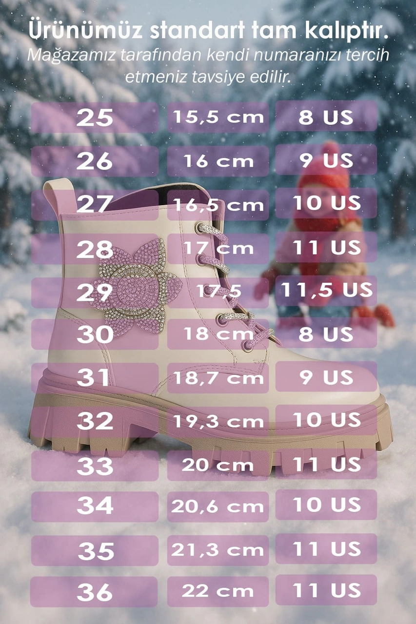 Günlük Çocuk Bot Rugan Çiçekli Taşlı Bağcıklı Fermuarlı Rugan Kalın Tıtrıklı Taban Bootie 600 Bej Rugan Günlük Çocuk Bot Rugan Çiçekli Taşlı Bağcıklı Fermuarlı Rugan Kalın Tıtrıklı Taban Bootie 600 Bej Rugan