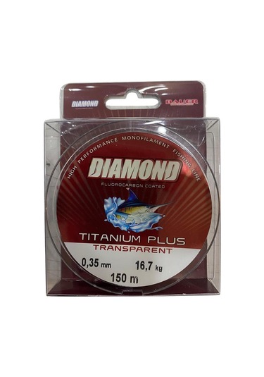 Bauer Diamond Titanium Plus 0.35 Mm 150 Mt Misina - Renk: Gri 16.7 Kg