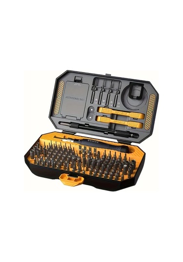 Xuweiwei Jm 8183 145 Parça Hassas Tornavida Seti Kılıflı Taşınabilir Çok Fonksiyonlu Tamir Alet Seti Ev Dıy Ve Noel Hediyesi