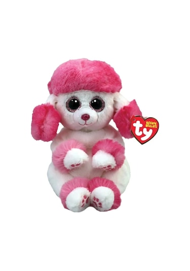 Ty Oturan Peluş Köpek Heartly 20 Cm Çok Renkli