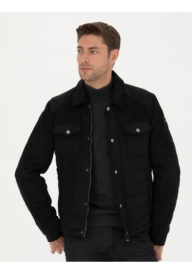 Pierre Cardin Erkek Siyah Deri Mont-kaban 50282834-001 Siyah