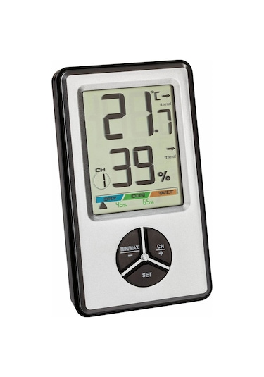 Tfa Kalibre Edilebilir Dijital Nem Ölçer Termometre