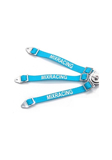 Createtech Wraith Rc Nylon Mavi Kemeri Kayış İçin Emniyet Axial Araçları 205mm - Ub