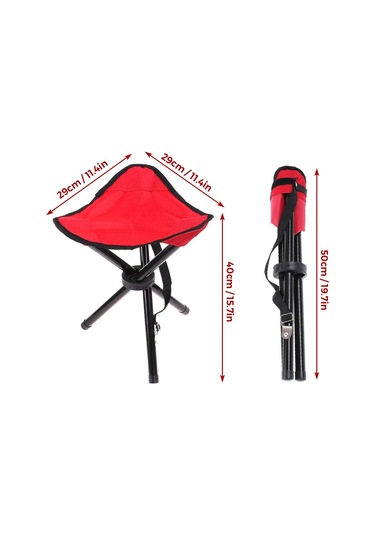 Balıkçı Taburesi Katlanabilir Tabure Mavi