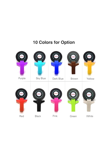 Ximistore9 Mor Mini Etiket Yazıcı - 9mm 2 Adet Band Siyah + Rastgele Renk - Plastik - El Defteri Dekorasyonu