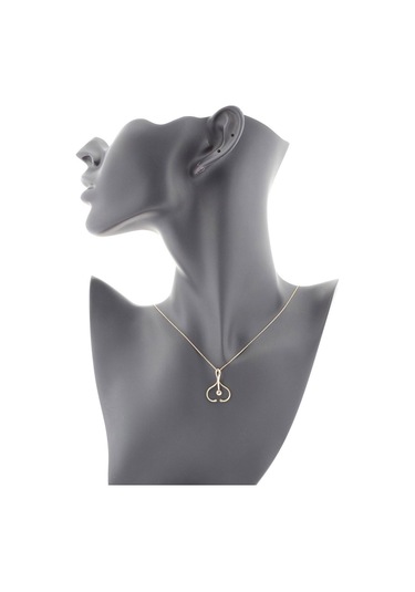Steteskop Safir Kolye Rose Gold 63691352