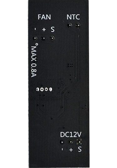 Dc 12v Pwm Hız Kontrol Cihazı Fan Hız Regülatörü 2-3 Kablolu Bilgisayar Sıcaklık Kontrol Anahtarı Pc Cpu Soğutucu Fan Alarmı Stk Ic