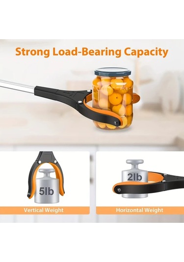 Oldfriend Yeşil 360 Derece Döner Maşalı 1/2/3 Parça Çöp Toplama Maşası - Yaşlılar Ve Profesyonel Kullanım İçin