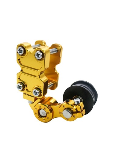 Motorsiklet Zincir Ayar Cihazı, Alüminyum Gümüş Zıplayıcı, Evrensel Kullanım, Stokastik Tensioner, Renk Seçenekli