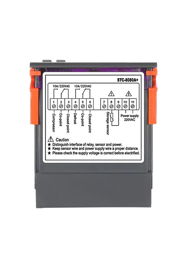 Kangvka Stc-8080a+ 220v Soğutma Isıtma Kontrol Cihazı, Otomatik Zamanlı Aşınma, -40 C/+50 C Akıllı Termostat