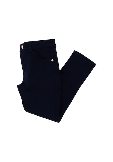 U.s. Polo Assn. Kız Çocuk Lacivert Pantolon Kanvas-chino 50309130-vr033 Lacivert