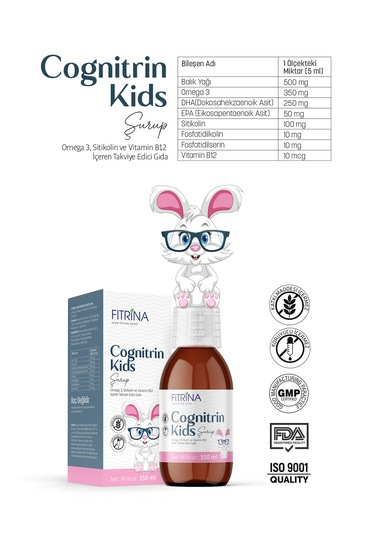 Fıtrina Cognıtrın Kids Şurup 150 Ml