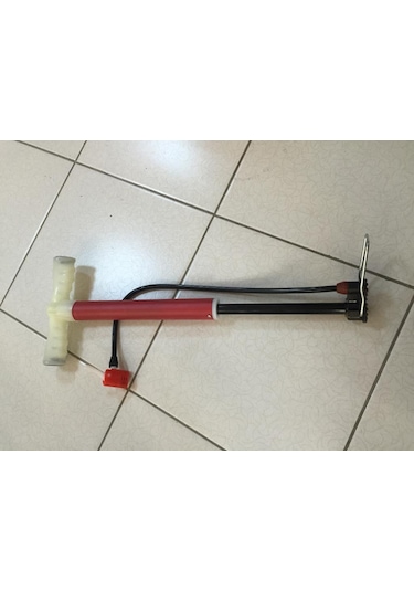 Bisiklet El Pompası Mini Saplı Pompa Kırmızı