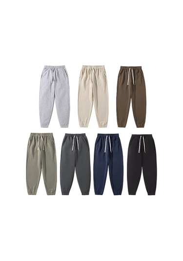 Erkek Düz Renk Spor Pantolon Günlük Pantolon Siyah