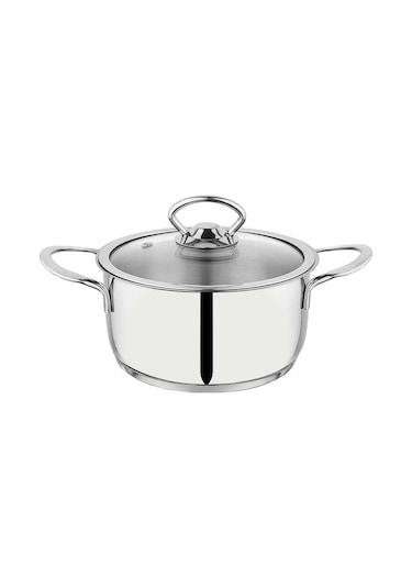 Schafer Micro Mini Derin Çelik Tencere-Ø12Cm-2 Parça