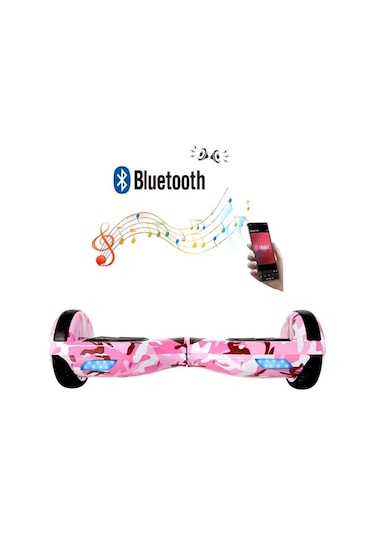 Citymate Elektrikli Kaykay Hoverboard Bluetooth 6.5 Inch Desen-05