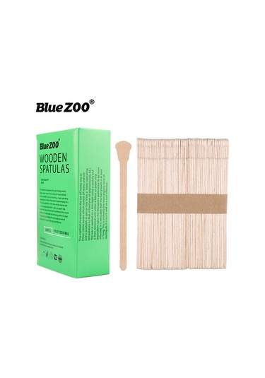 Reedark Bluezoo 2 Si 1 Arada Yüz Ve Burun Ağda Çubukları, 200 Lü Paket, Doğal Ahşap Malzeme