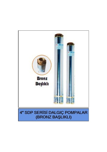 Dalgıç Derinkuyu,Tek Pompa 4"-Motorsuz-22 Kademe-Dik 144Mt, 9M3/S