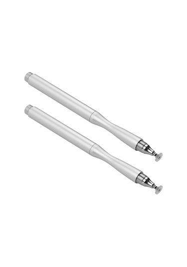 Aubyhe Çift Dokunmatik Stylus Kalem Seti - Yüksek Hassasiyetli Disk Ve Kumaş Uçlu, Telefon Ve Tabletler İçin İdeal, 2'li Paket