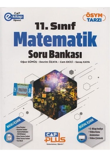 2023 11.Sınıf Matematik Plus Soru Bankası -  Çap Yayınları
