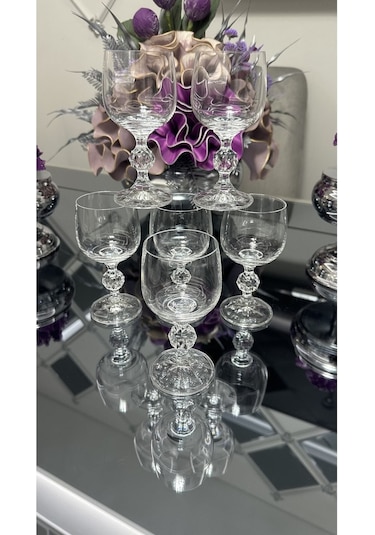 Kristal Kahve Yanı Su Bardağı 150 Ml Şeffaf