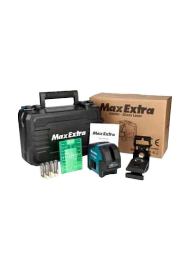Max Extra 8300g 3 Nokta Yeşil Lazer Hizalama Cihazı