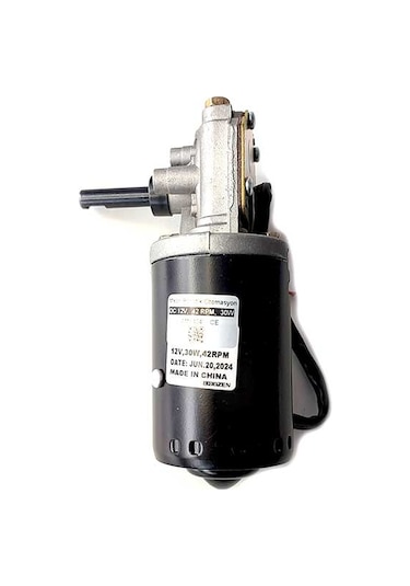 12v 42 Rpm Redüktörlü Dc Motor-uzun Mil