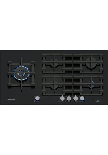 Siemens ER9A6SH40  Gazlı Sert Cam Ankastre Ocak