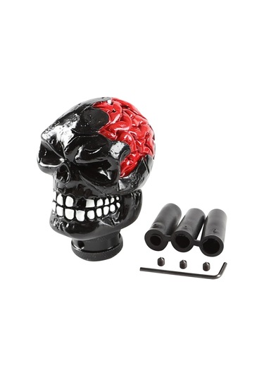 Suntek Manuel Kafatası Vites Değiştirme Topuzu Siyah