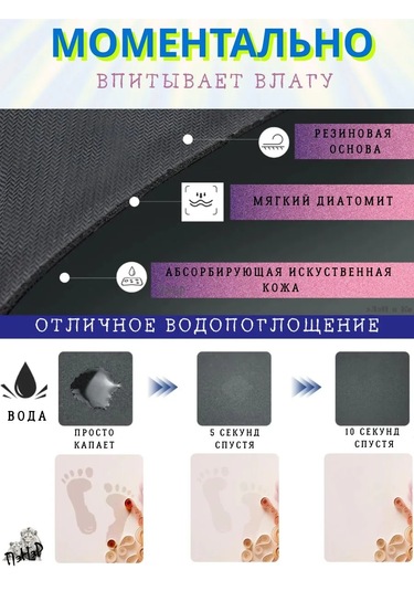 Pener Banyo Ve Tuvalet İçin Kaymaz Hızlı Kuruyan Paspas 394207758 Açık Mavi