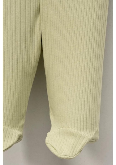 Bebitof %100 Pamuk Sweet Dreams Desenli Bebitof 5 Parça Yenidoğan Hastane Çıkışı Zıbın Seti Bbtf.ysl.20107 Yeşil