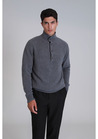 Lufian Erkek Bert Kazak 112090147 Gri Gri