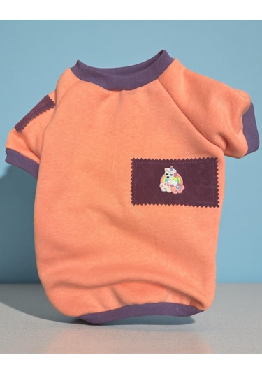 Sevimli Unicorn Marşmelov Pembe Köpek Polar Sweatshirt