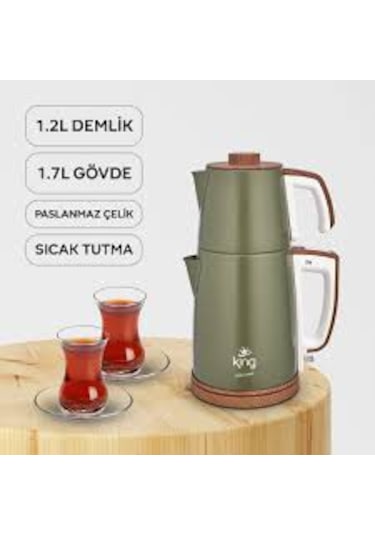 King Nihavend KCM336 1.7 L Çay Makinesi