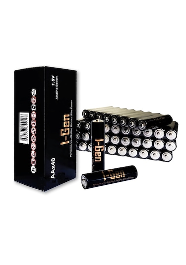I-Gen A114 Ultra Alkalin AA Kalem Pil 40'lı Paket LR6 1.5V