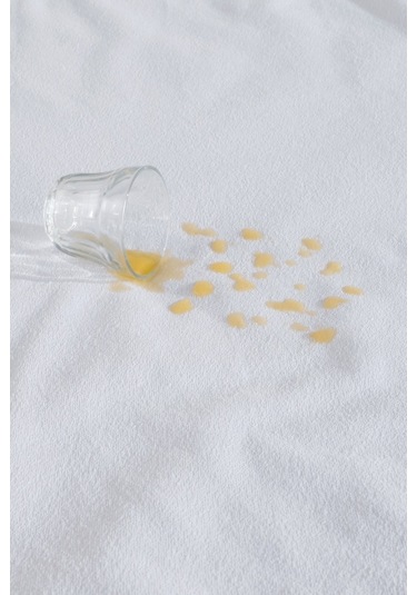 Mycey Bebe 70x140 Pamuk Alez Yatak Koruyucu Sıvı Geçirmez Beyaz