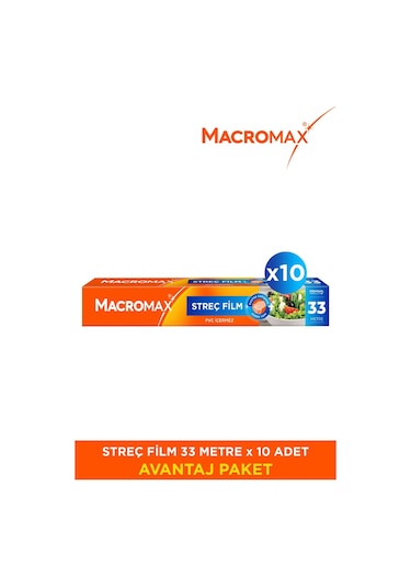 Streç Film 33 Mt X10 - 330 Mt