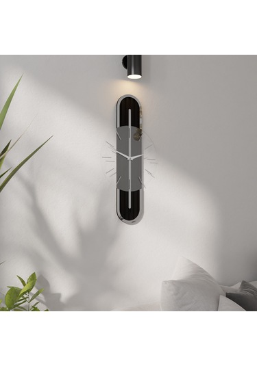 Minimal Şeffaf Pleksili Premium Lüx Duvar Saati Şeffaf