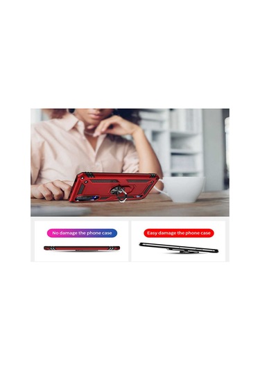 Xiaomi Mi A3 Kılıf Zore Vega Kapak Siyah